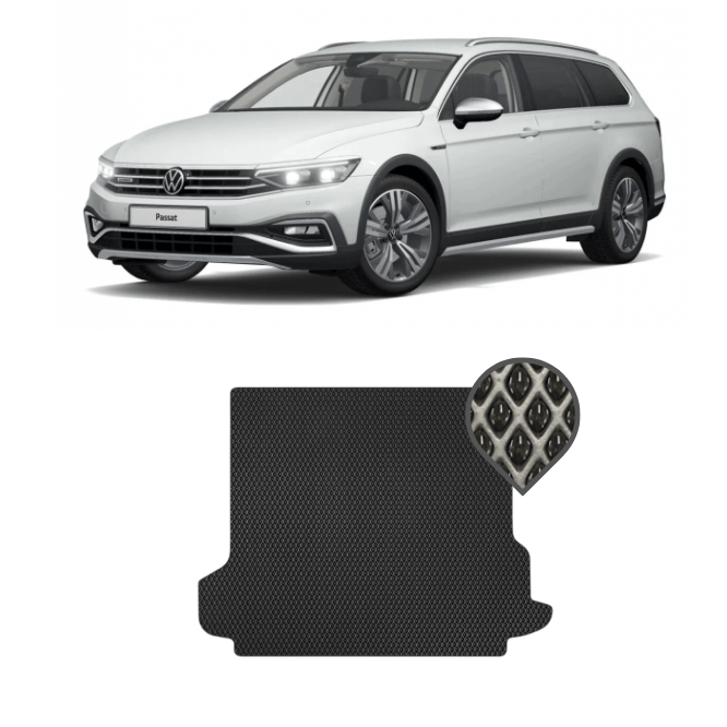 EVA килимок в багажник Volkswagen Passat B8 Alltrack (універсал 4WD) 2015 - т.ч.