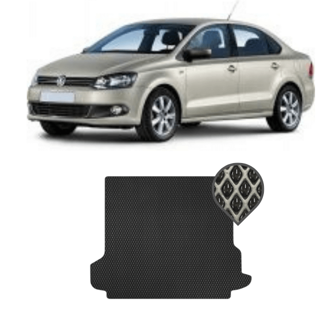 EVA килимок в багажник Volkswagen Polo V (седан) 2010 - 2020