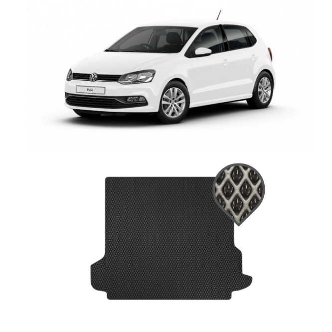 EVA килимок в багажник Volkswagen Polo V (хэтчбек) 2010 - 2020