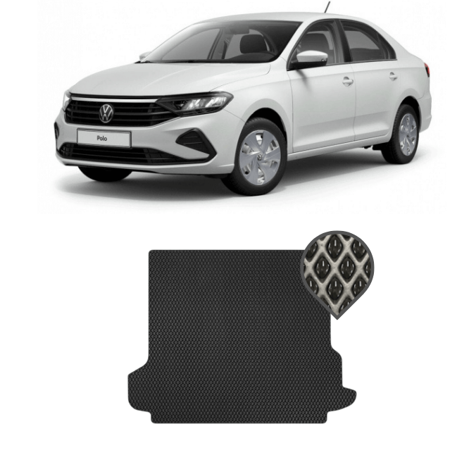 EVA килимок в багажник Volkswagen Polo VI (седан) 2020 - т.ч.