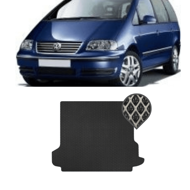 EVA килимок в багажник Volkswagen Sharan (7/6 місць) 1995 - 2010