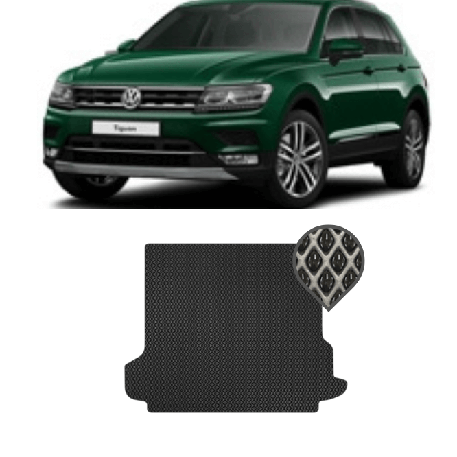 EVA килимок в багажник Volkswagen Tiguan 2016 - т.ч.