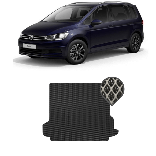 EVA килимок в багажник Volkswagen Touran 5 місць 2015 - 2020