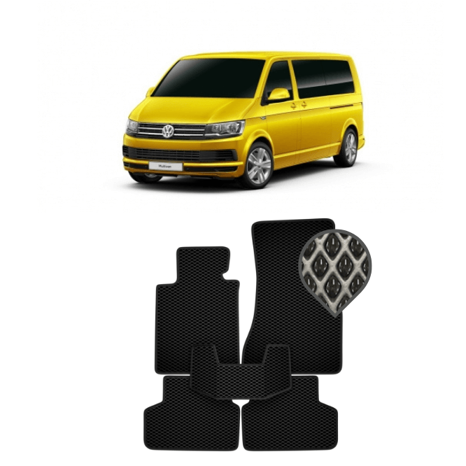 EVA коврики в салон Volkswagen Multivan (T5) 2003 - 2015 (короткая база)*