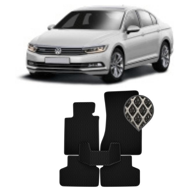 EVA килимки в салон Volkswagen Passat B8 2015 (седан) т.ч.