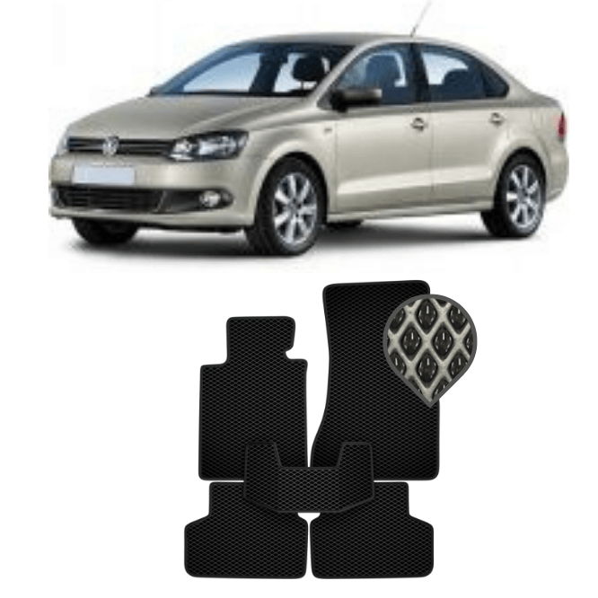 EVA коврики в салон Volkswagen Polo V (седан) 2010 - 2020