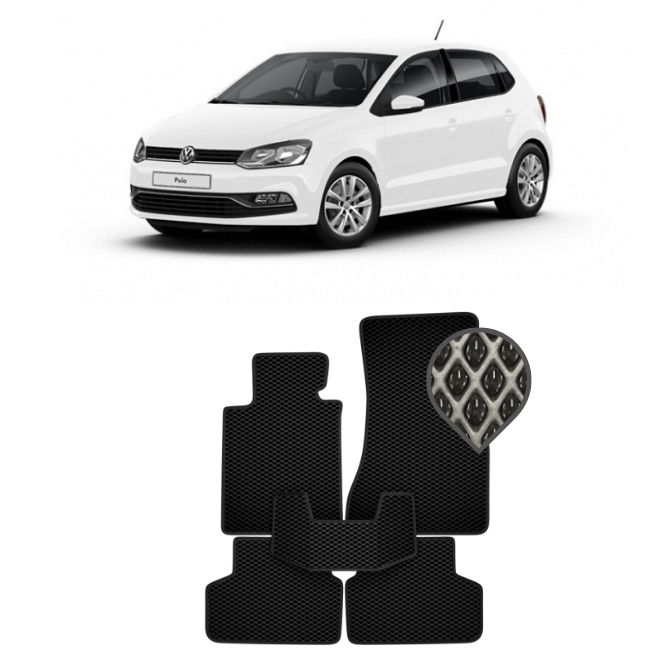 EVA коврики в салон Volkswagen Polo V (хэтчбек) 2010 - 2020