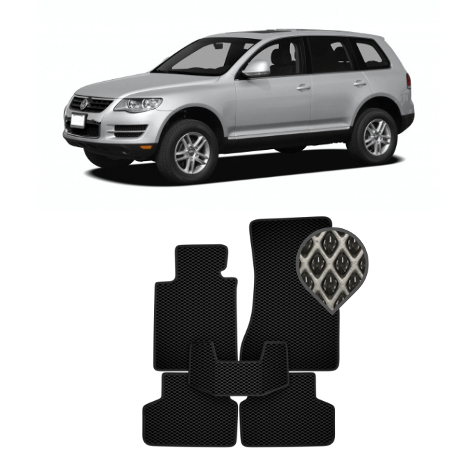 EVA коврики в салон Volkswagen Touareg 2002 - 2010