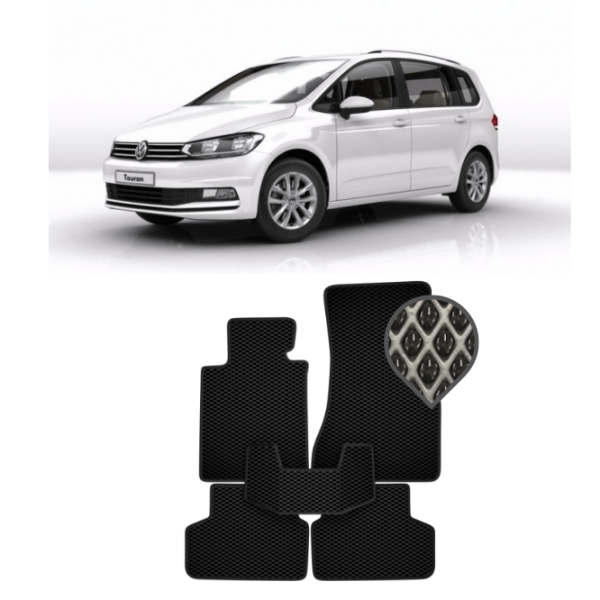 EVA килимки в салон Volkswagen Touran 7 місць 2015 - 2020