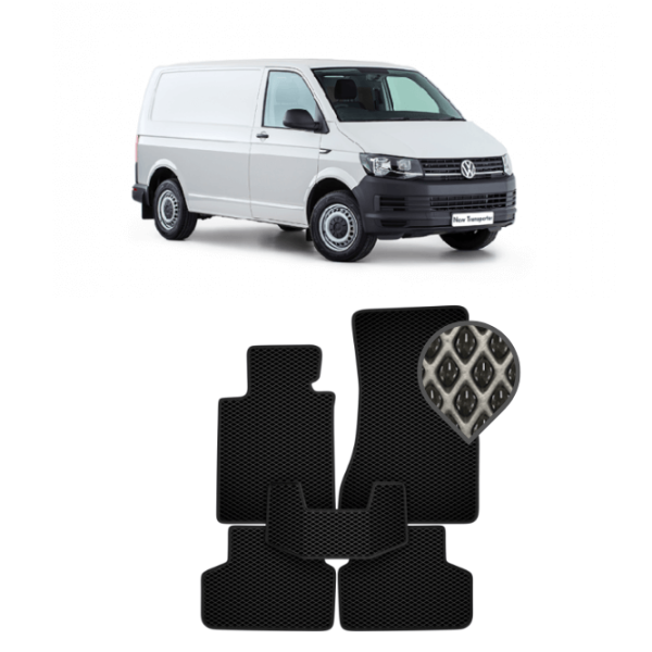 EVA килимки в салон Volkswagen Transporter/Caravelle/Multivan (T5/T6) 2003 - т.ч. (передні)