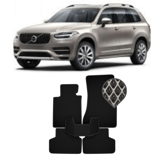 EVA килимки в салон Volvo XC90 II 2014 - т.ч. (7 місць)